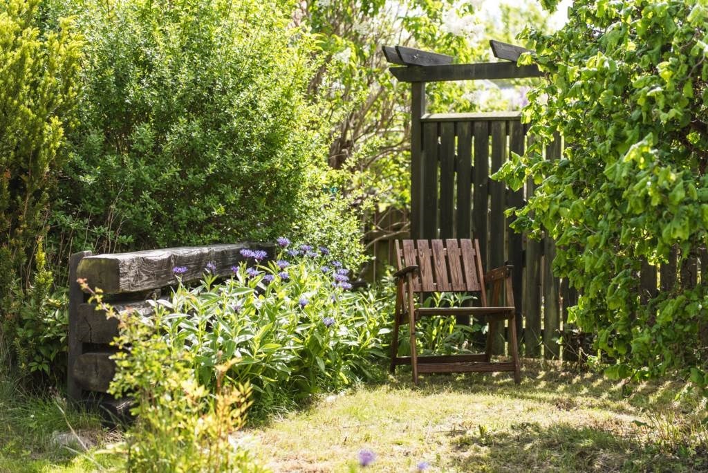 Lågupplöst Två uteplatser