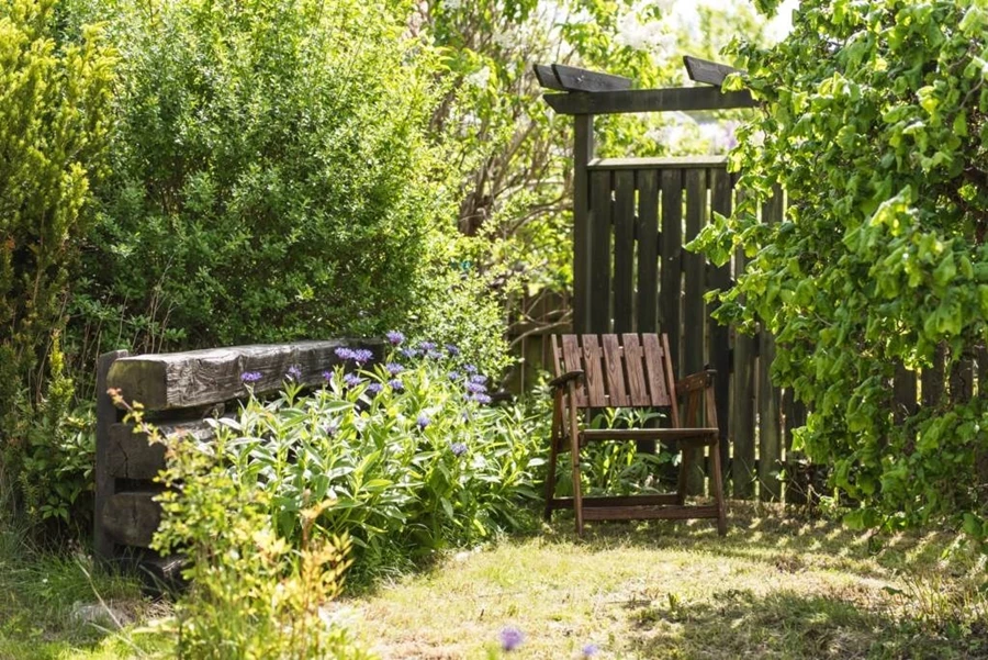 Lågupplöst Två uteplatser