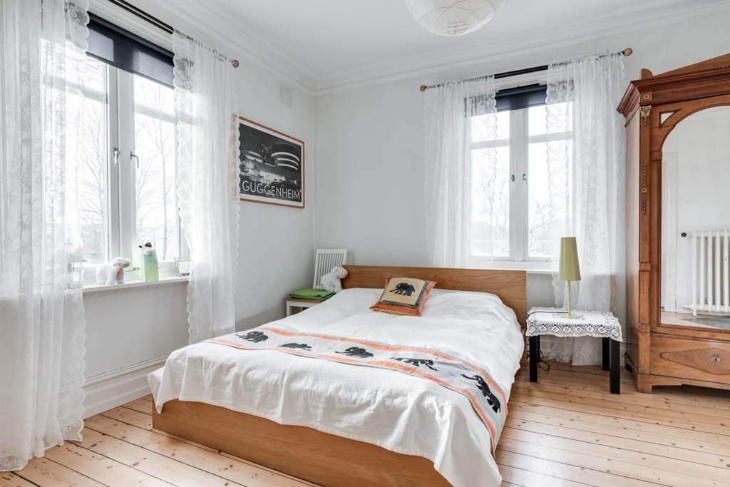 Lågupplöst Etta av alla sovrum