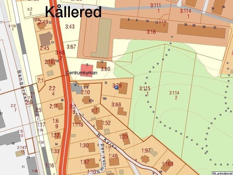 Lågupplöst Fastighetskarta