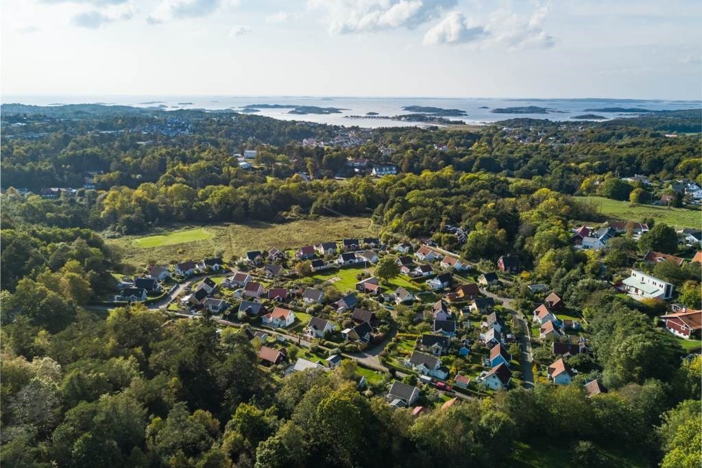 Lågupplöst Flygbild över kolonin