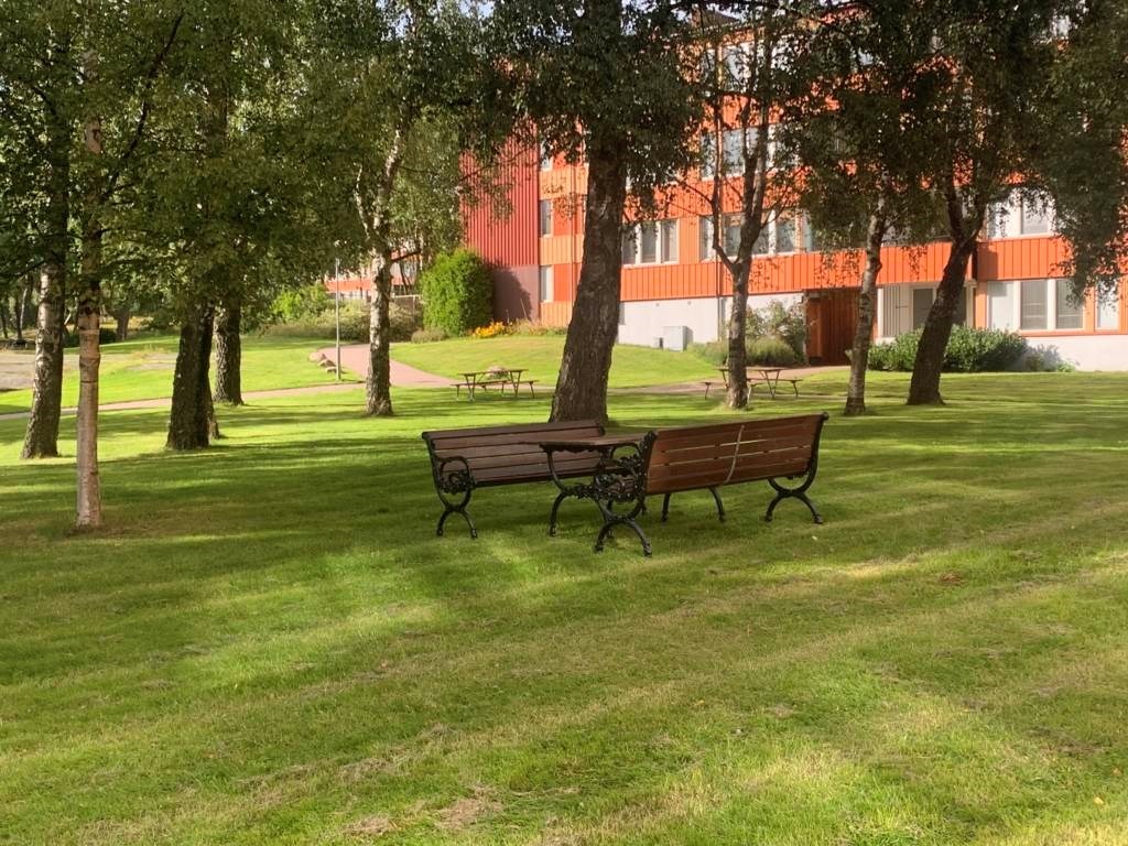 Lågupplöst Gemensam uteplats