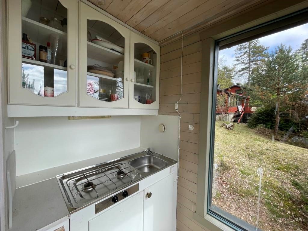 Lågupplöst Trinettkök i gäststugan