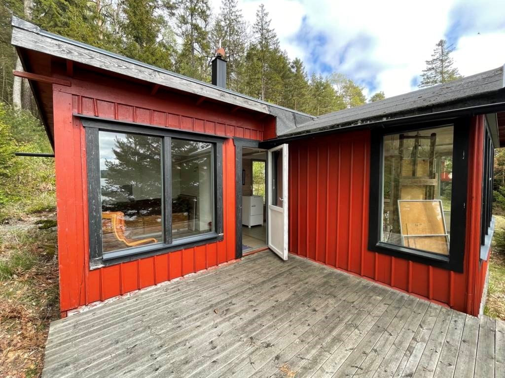 Lågupplöst Altan vid gästhus
