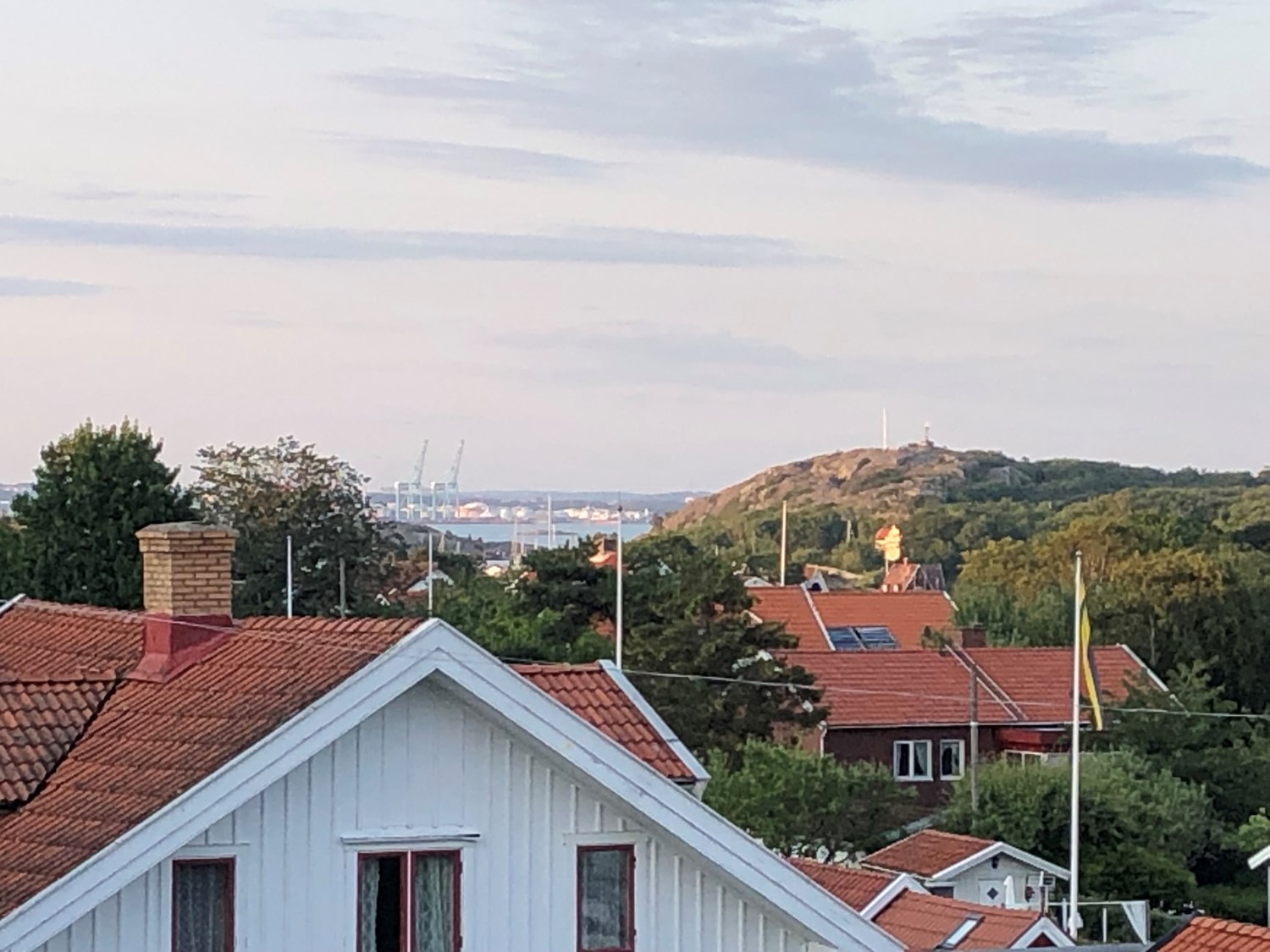 Lågupplöst Havsglimt från altanen