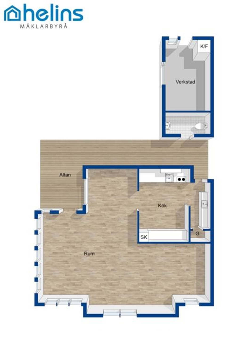 Lågupplöst Planlösning