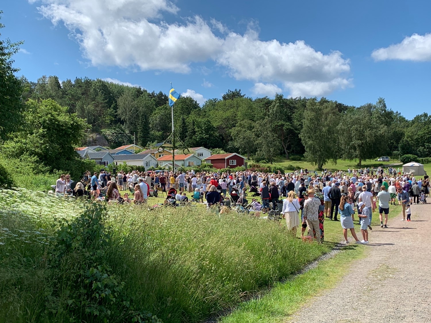 Midsommar på Välenkolonin