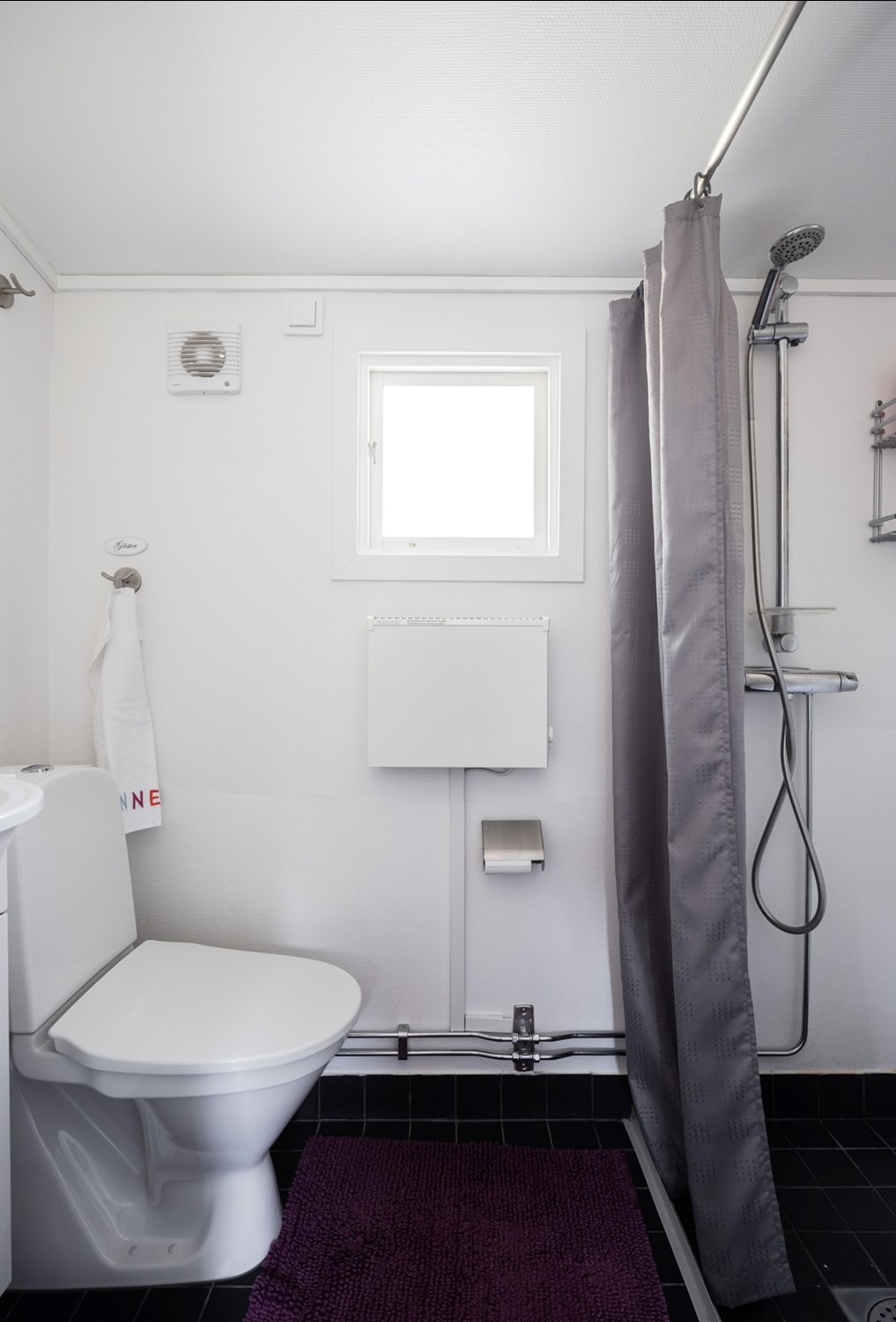 WC med dusch i friggeboden