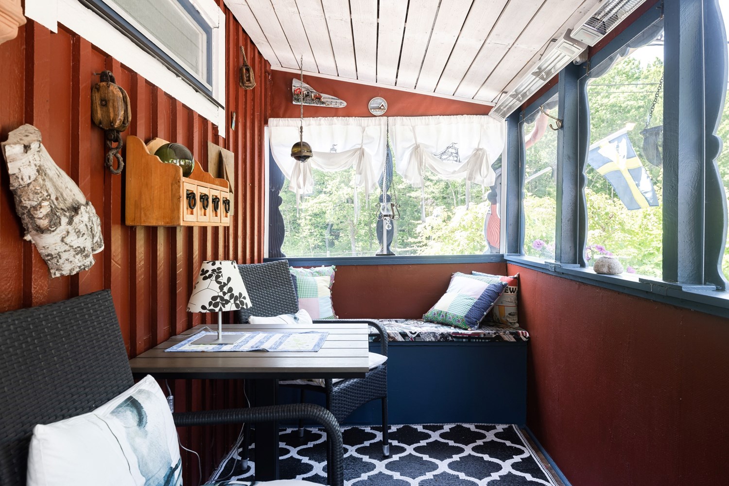 Inbyggd veranda