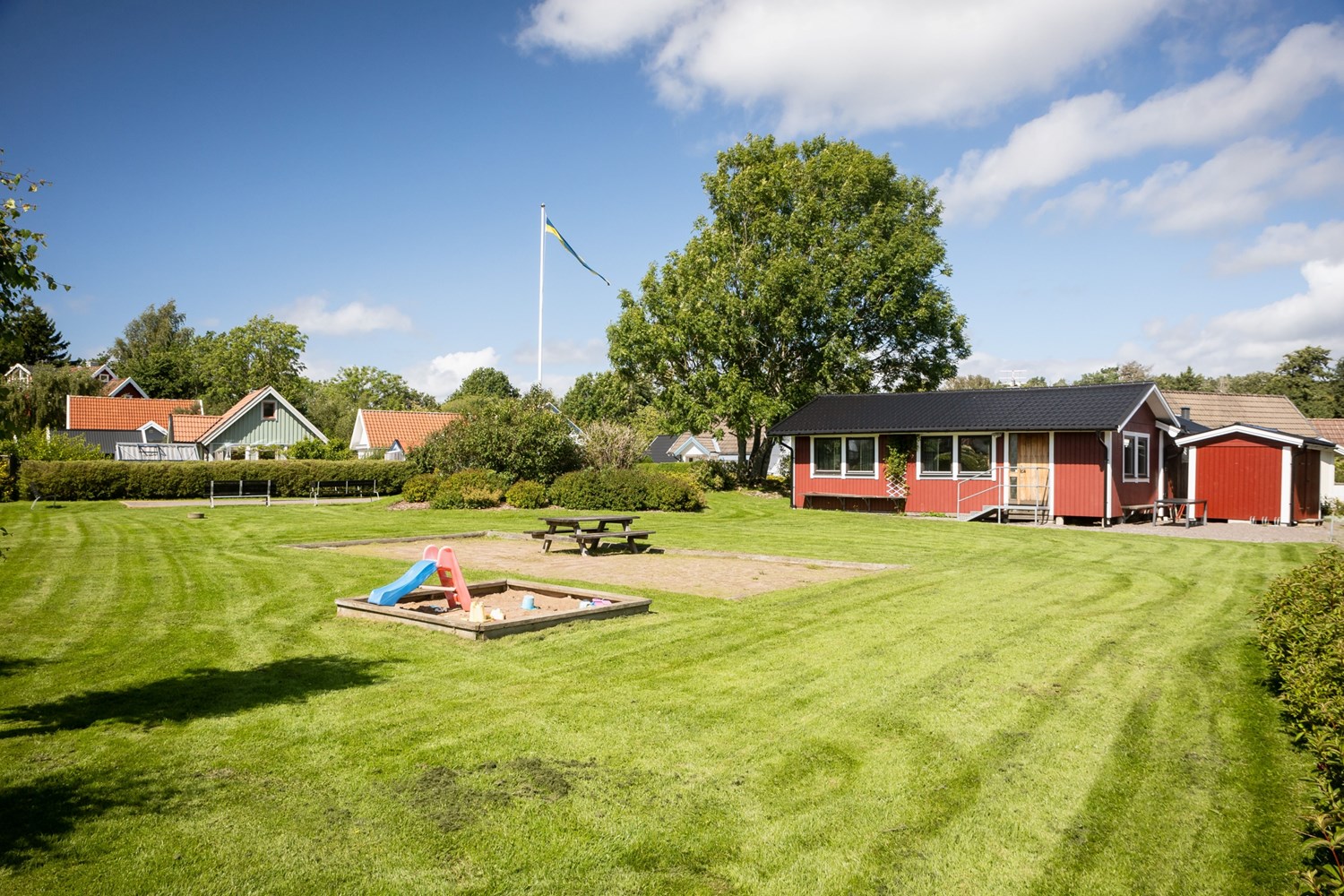 Föreningshus med tvättstuga