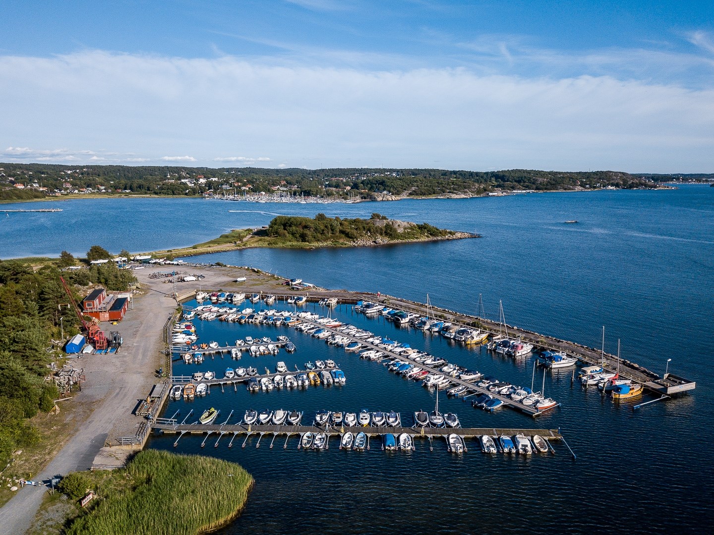 GFA:s Båthamn med möjlighet att hyra båtplats