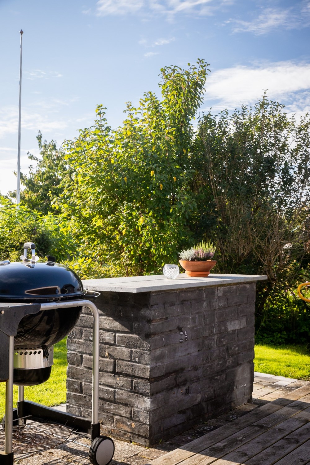 Grillbänk till uteköket