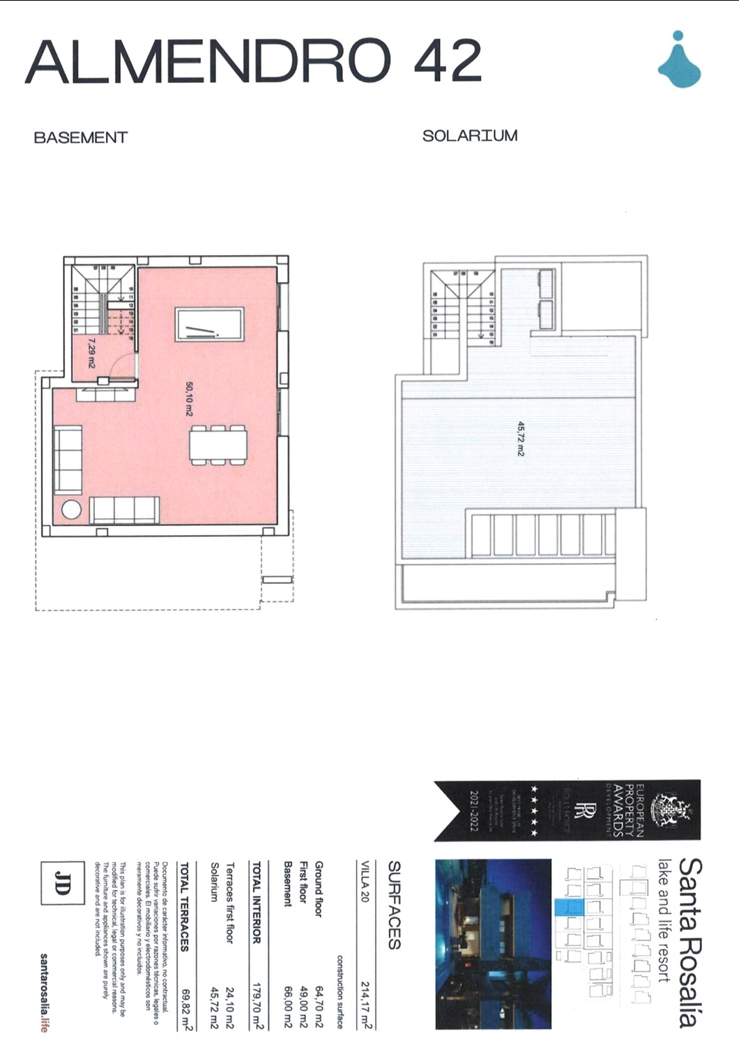 PLanritning Villa Almendro