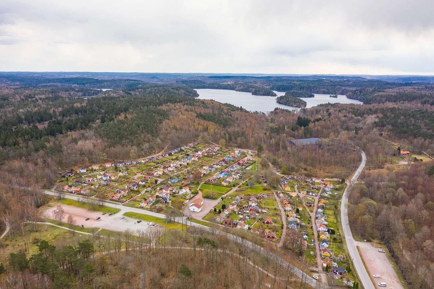 Flygfoto Delsjön