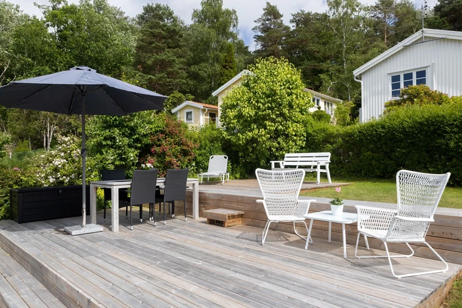 Härlig altan med soligt läge