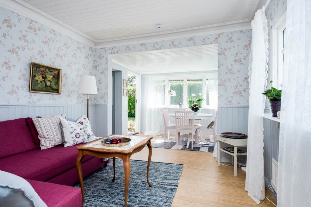 Öppet mot inbyggd veranda