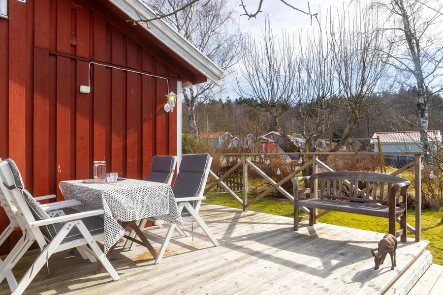 Härlig uteplats