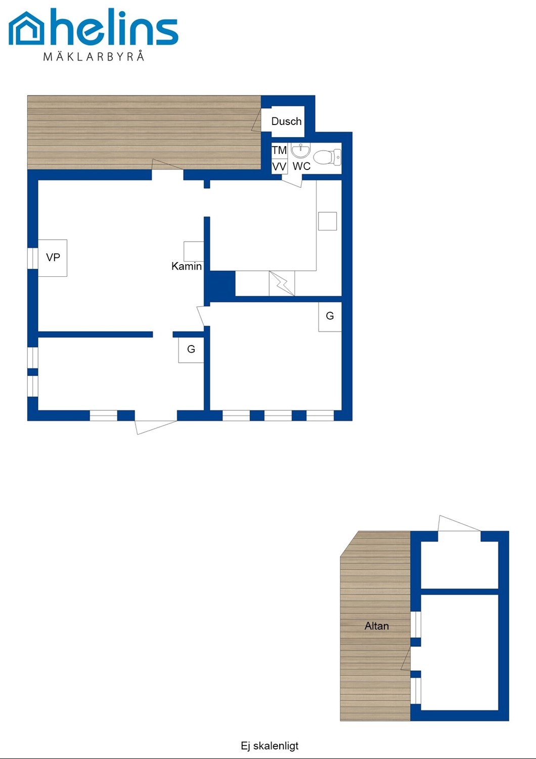 Planritning Trädkrypargången 18