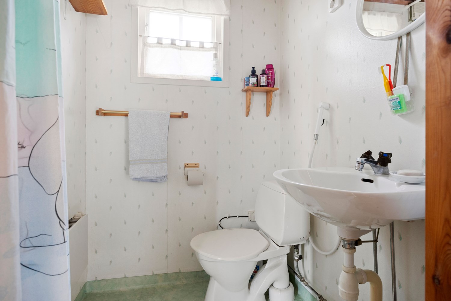 WC med handdusch 