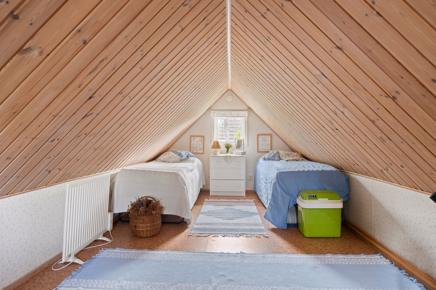 Loft med sovplatser