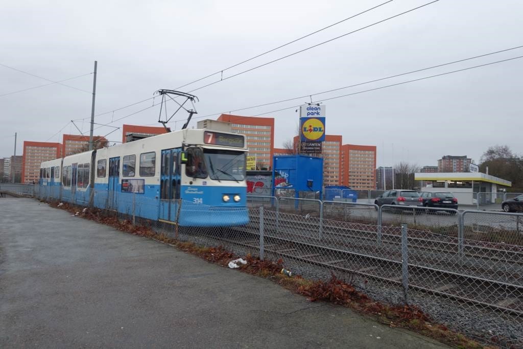 Bra kommunikationer med spårvagnar på gångavstånd