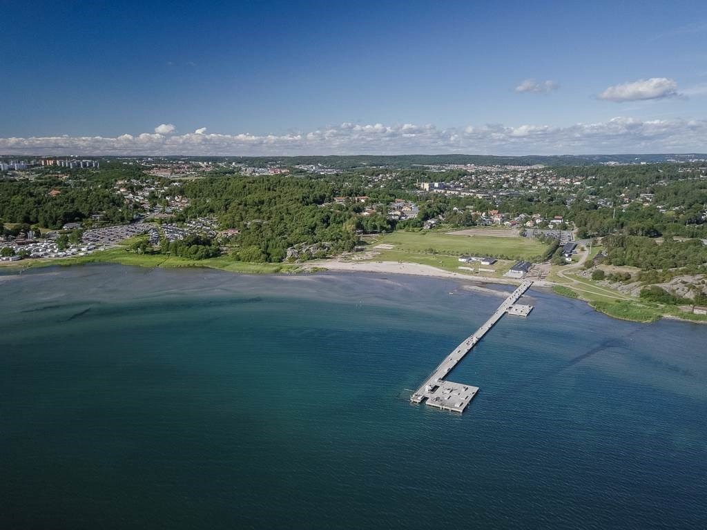 Fina bad vid Askimsviken