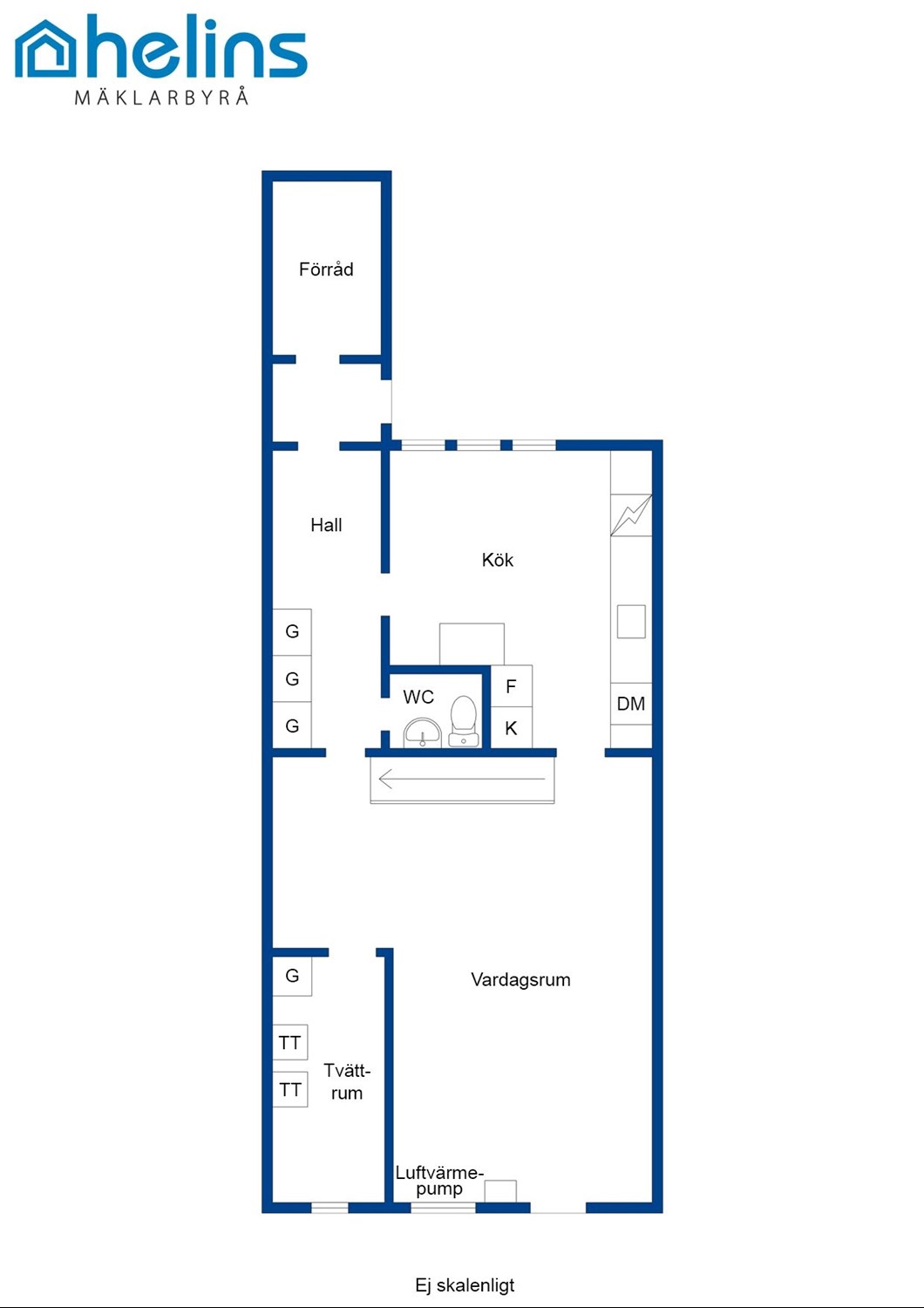Planritning Norra Ligården 38