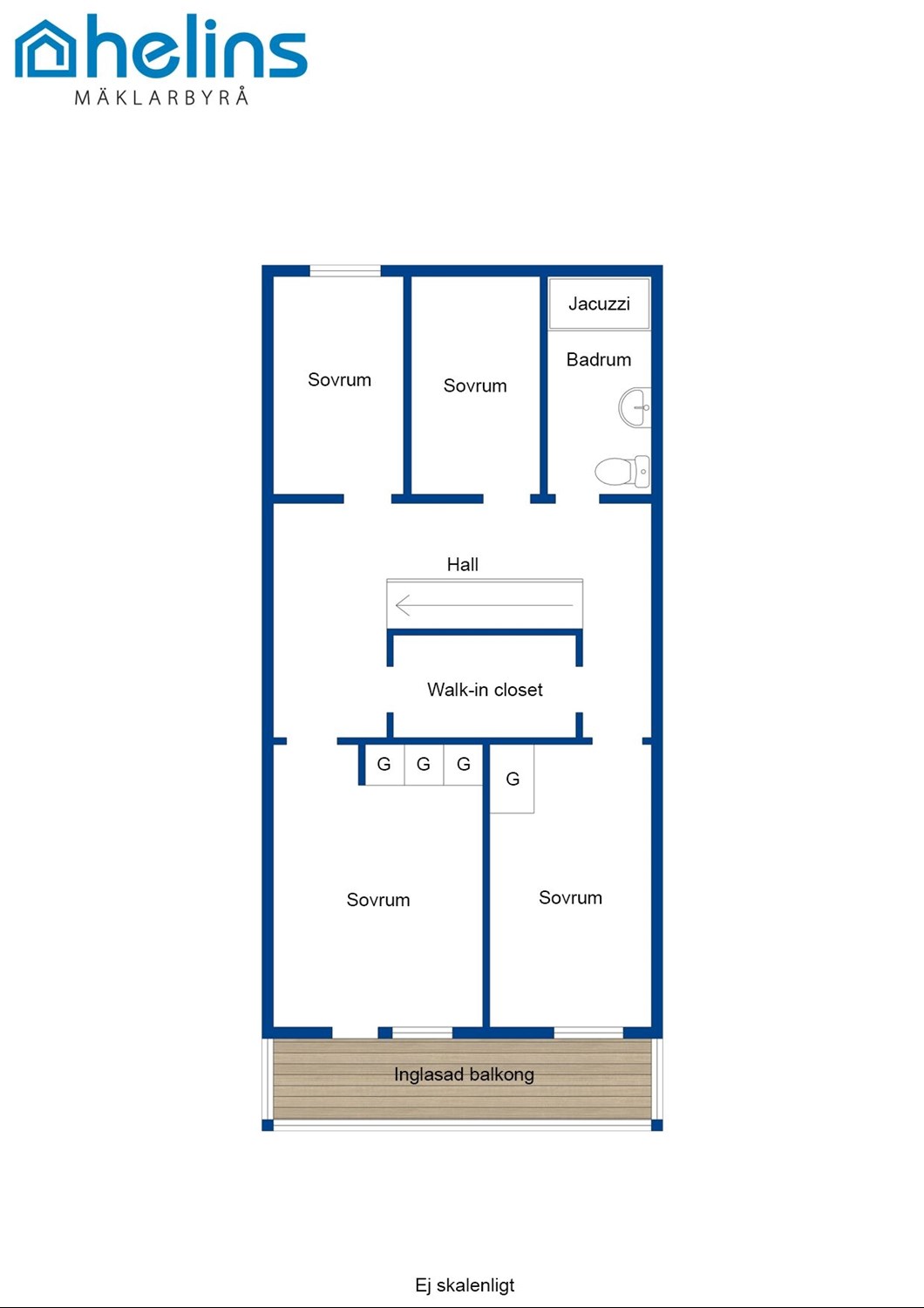Planritning Norra Ligården 38
