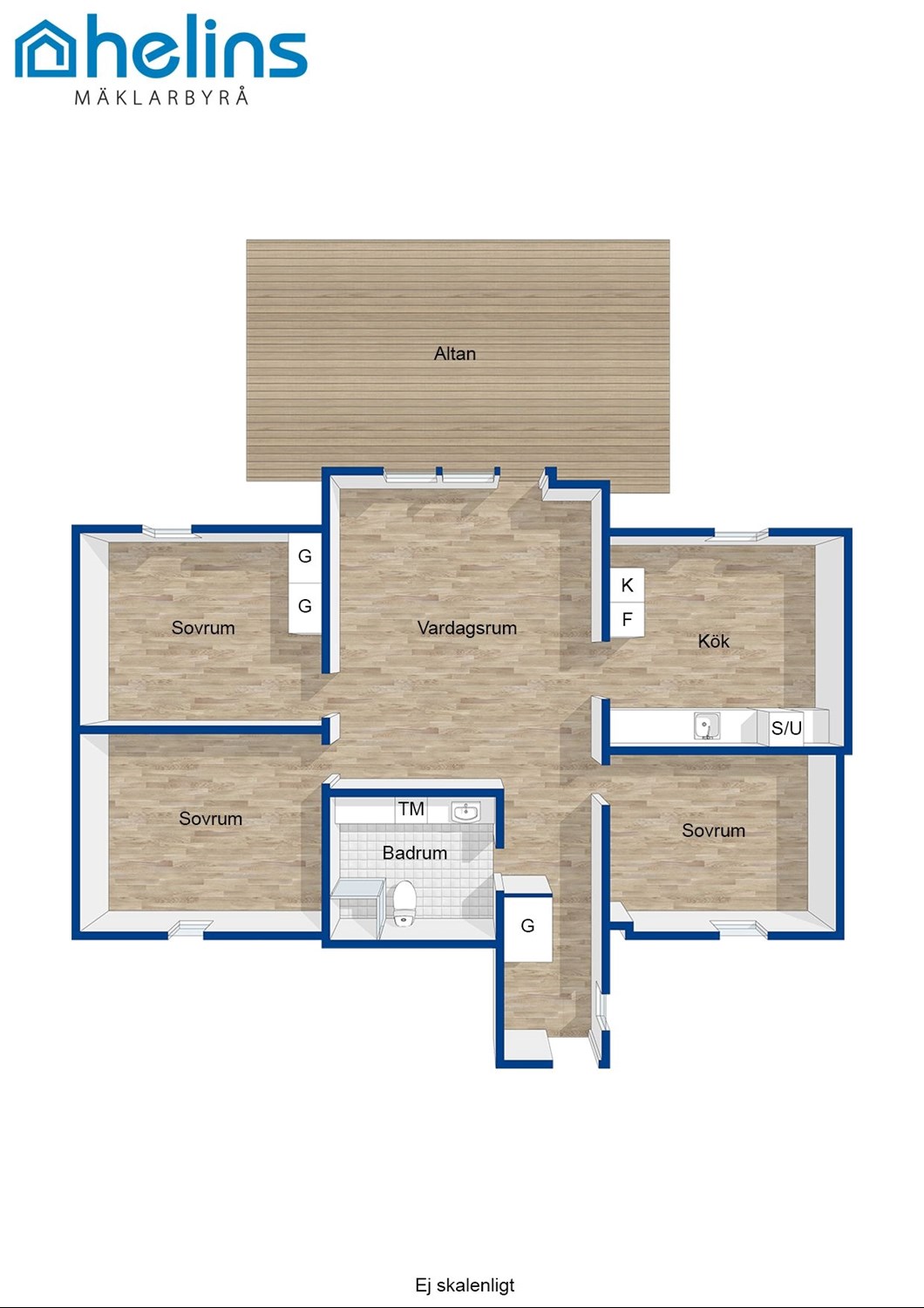 Planritning 4A Entreplan