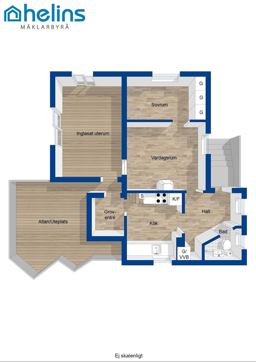 Planritning Skeppstads Tärnväg 5