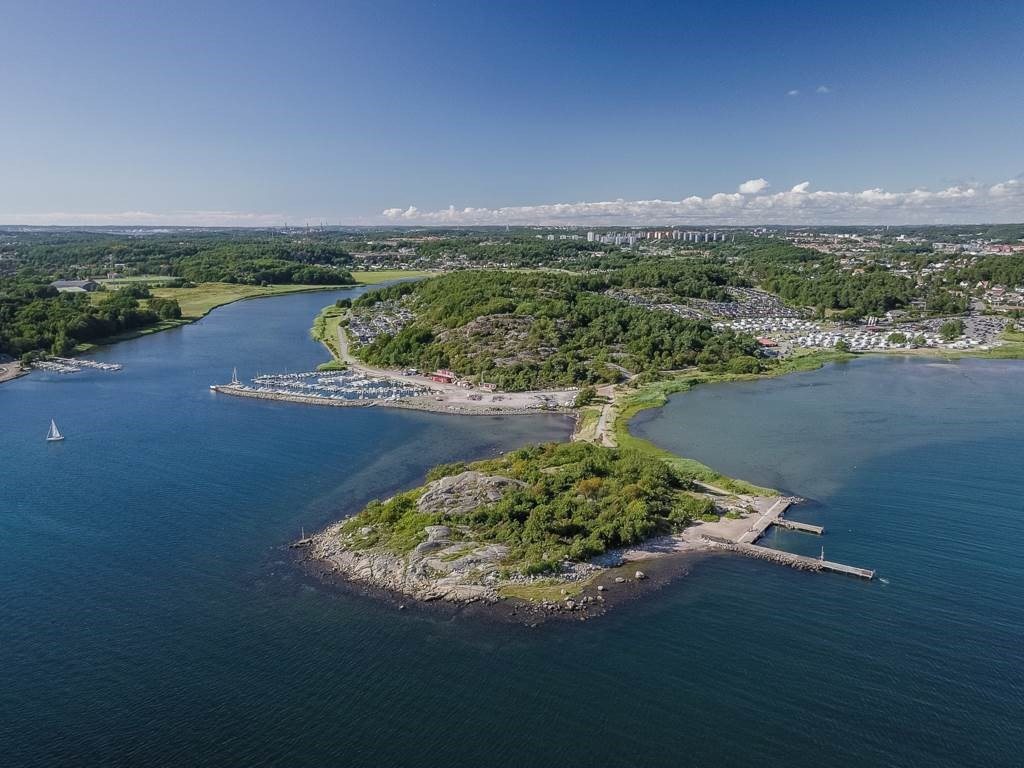 Lågupplöst Badplats vid Marholmen