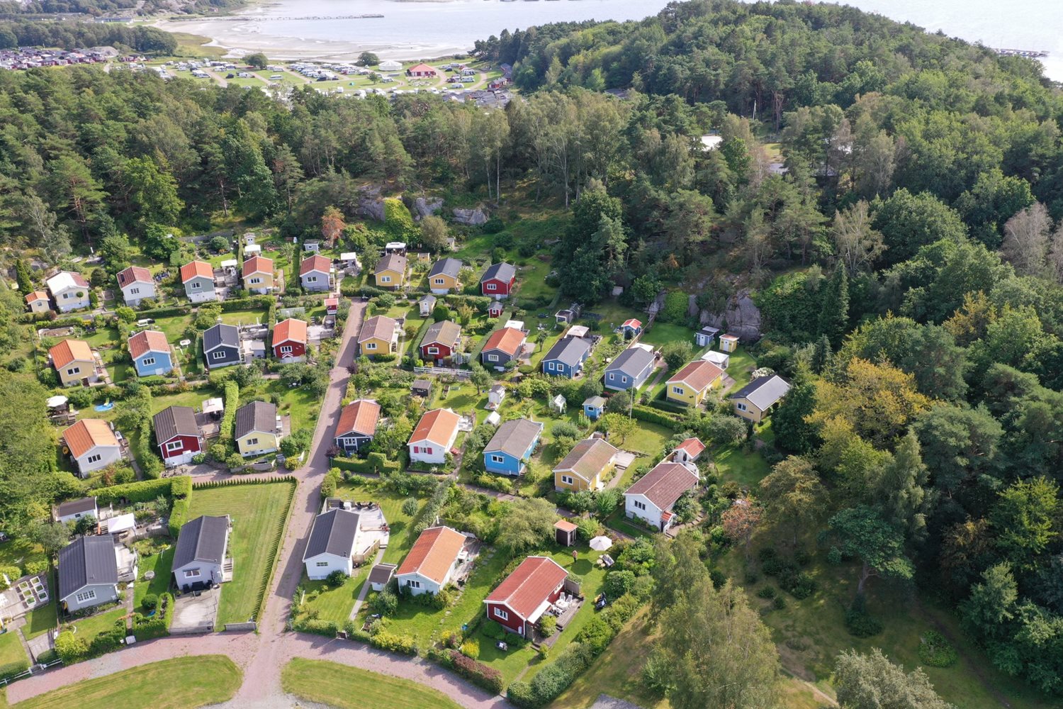 Översikt över övre området