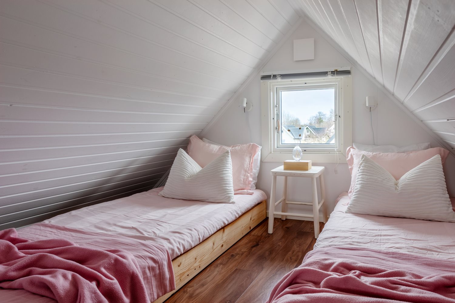 Andra delen av sovloftet