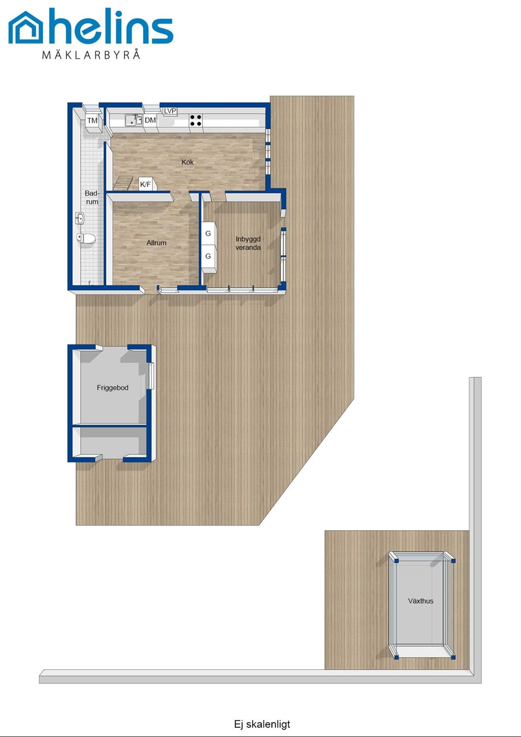 Planritning Gulsporregången 230