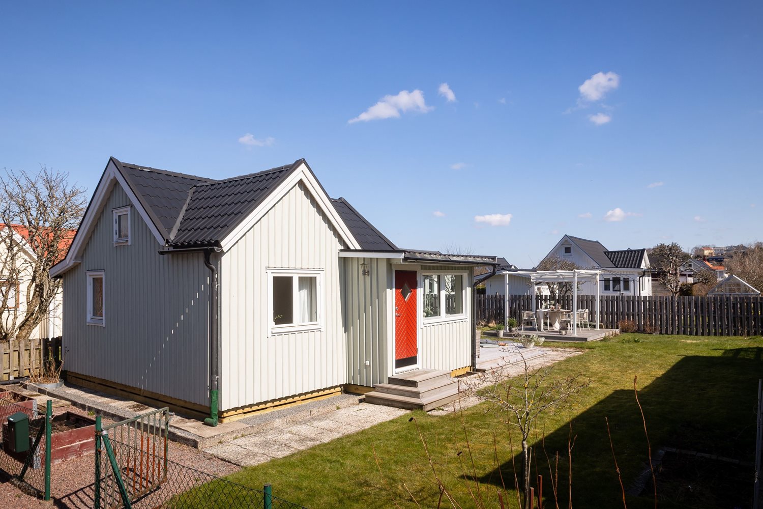 Vy mot stugans entre