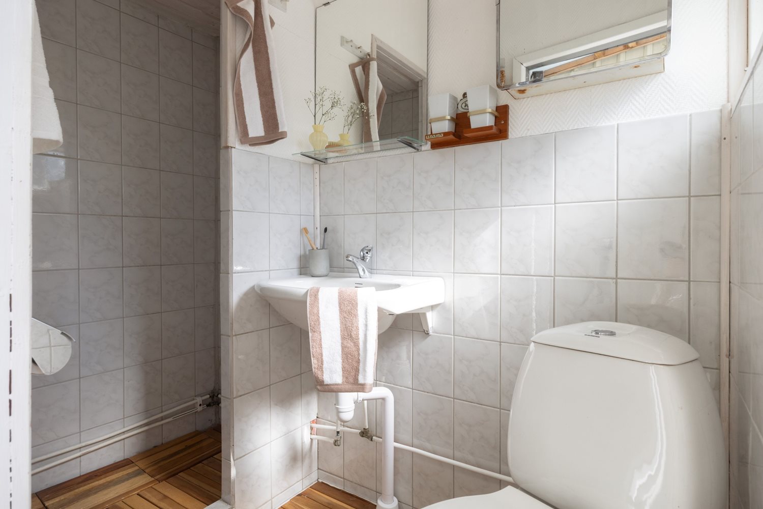 WC & dusch i friggeboden