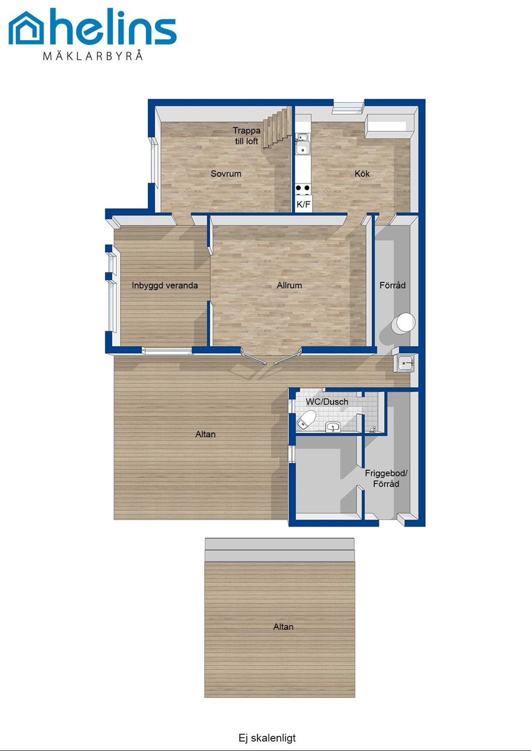Planritning Flugsnapparegången 45