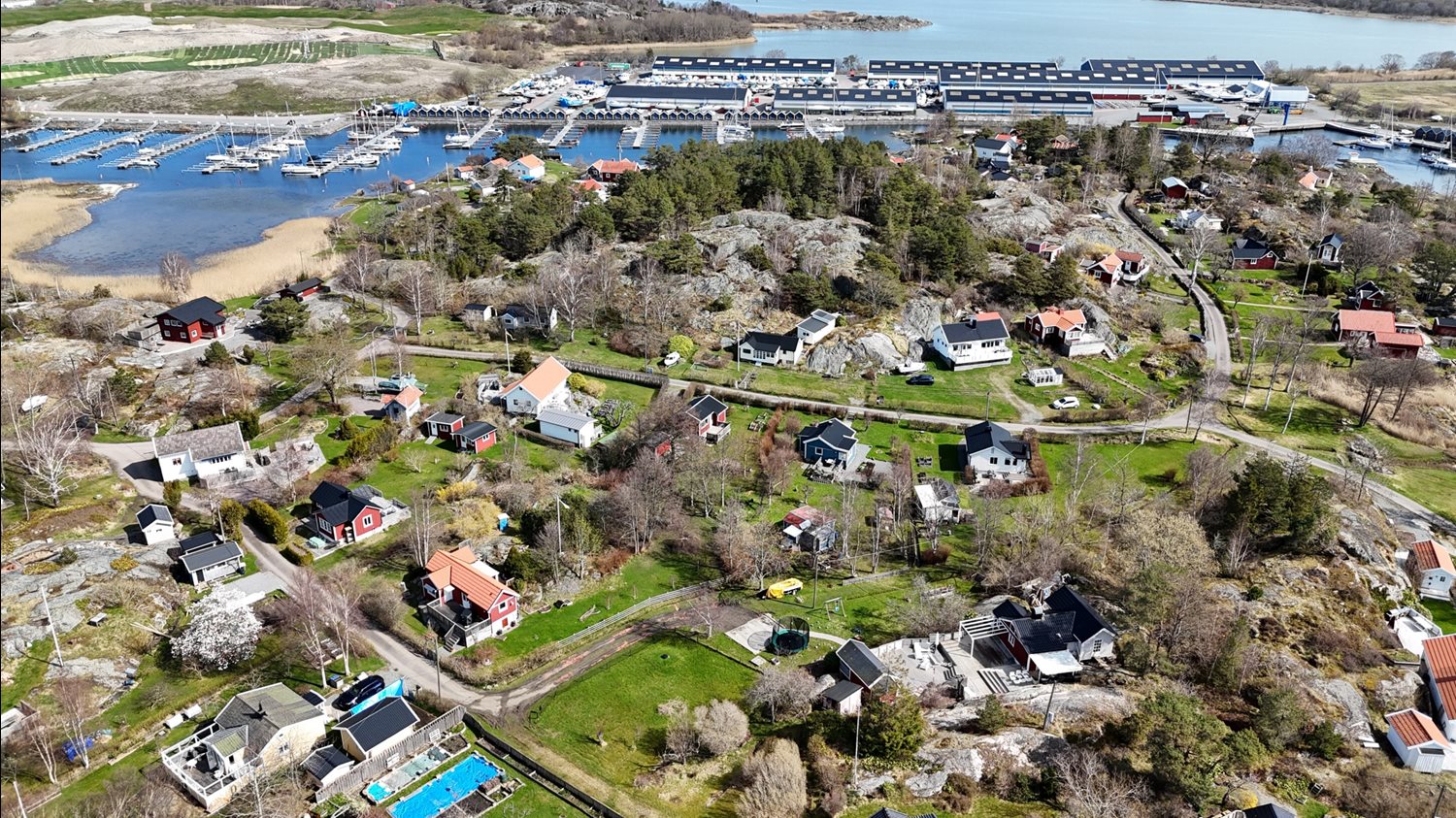 Översiktsbild över del av koloniområdet