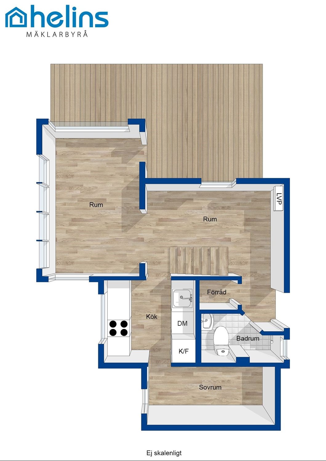 Planritning Duettgången 3