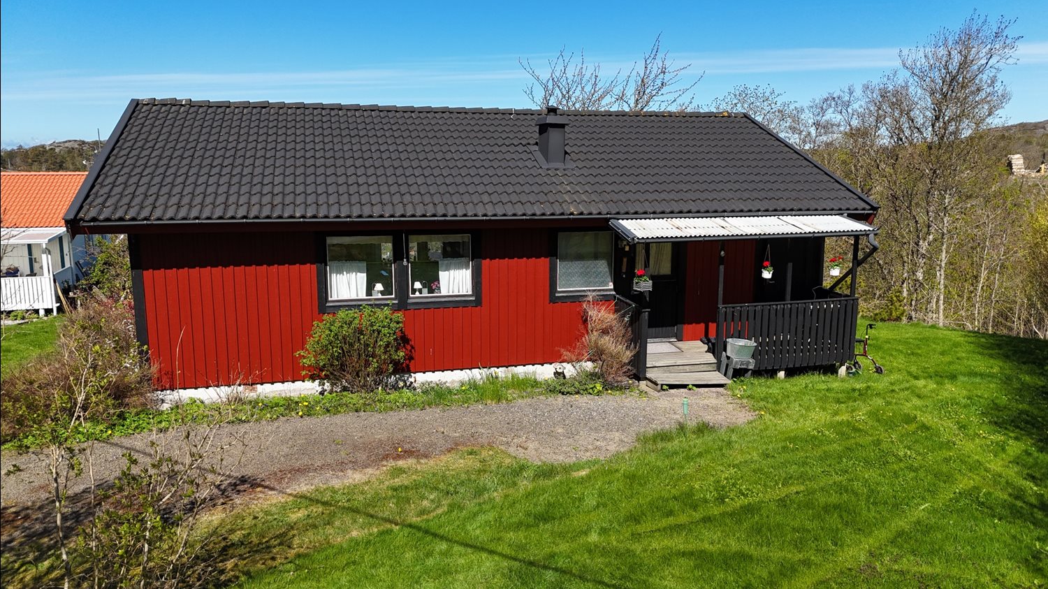 Framsidan av huset