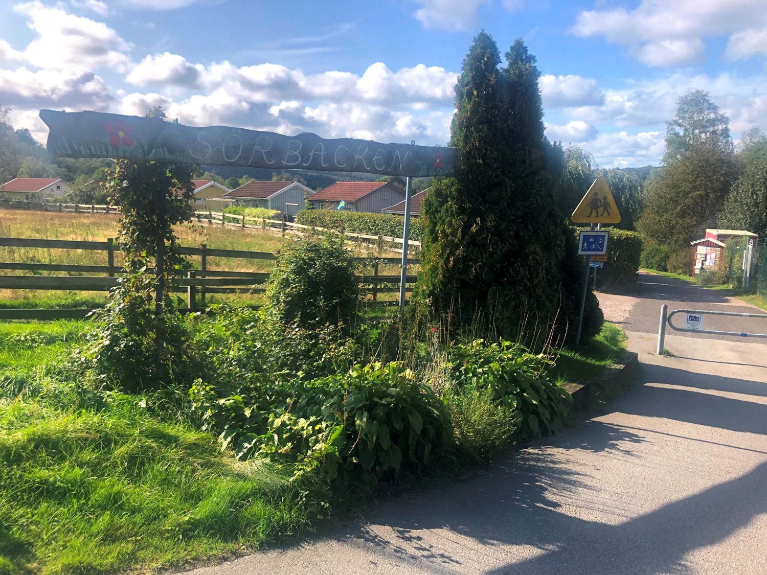 Entré till området