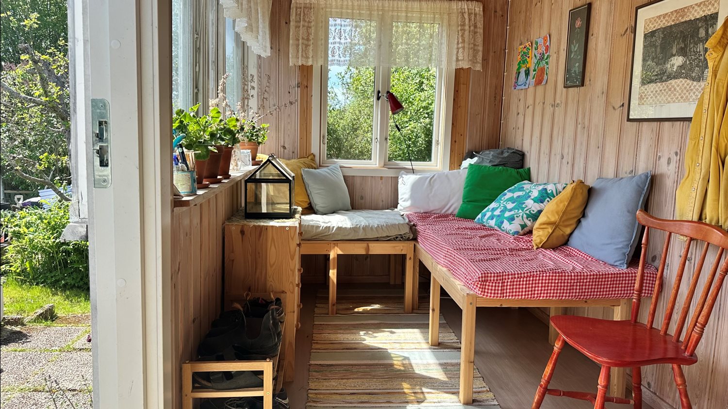 Inbyggd veranda