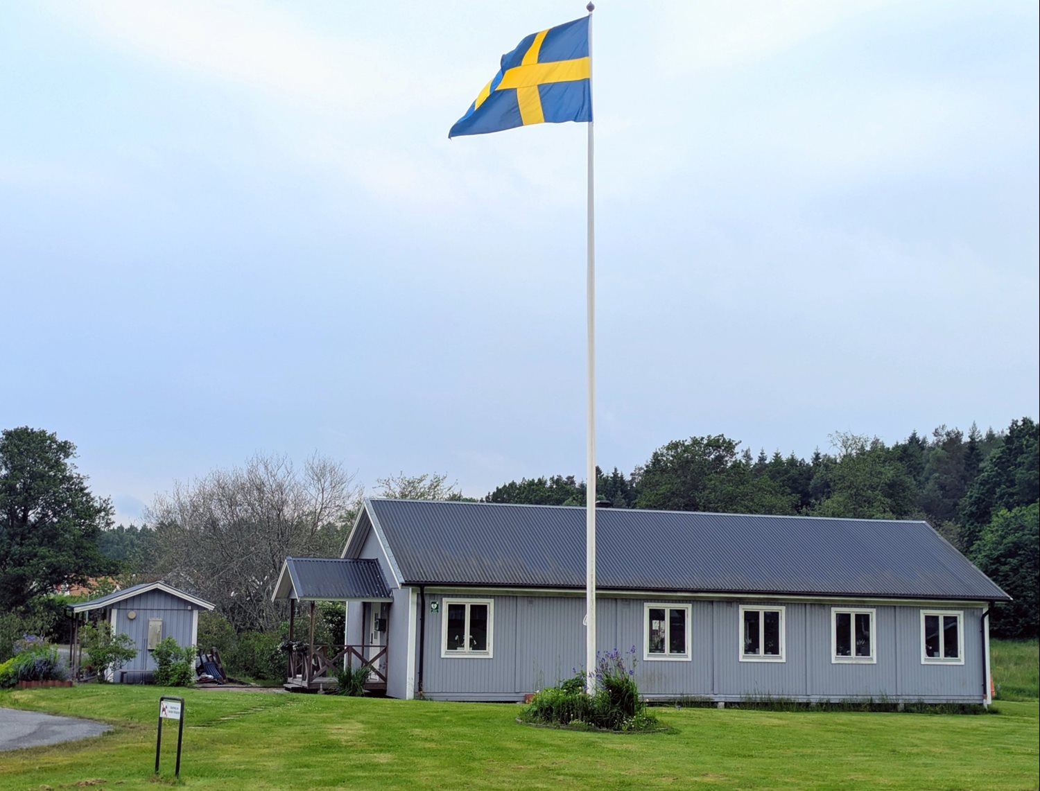 Säljarens bild över föreningshuset