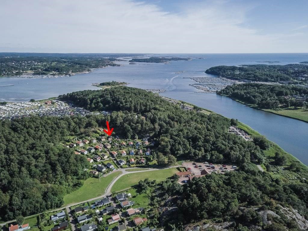 Flygbild över området