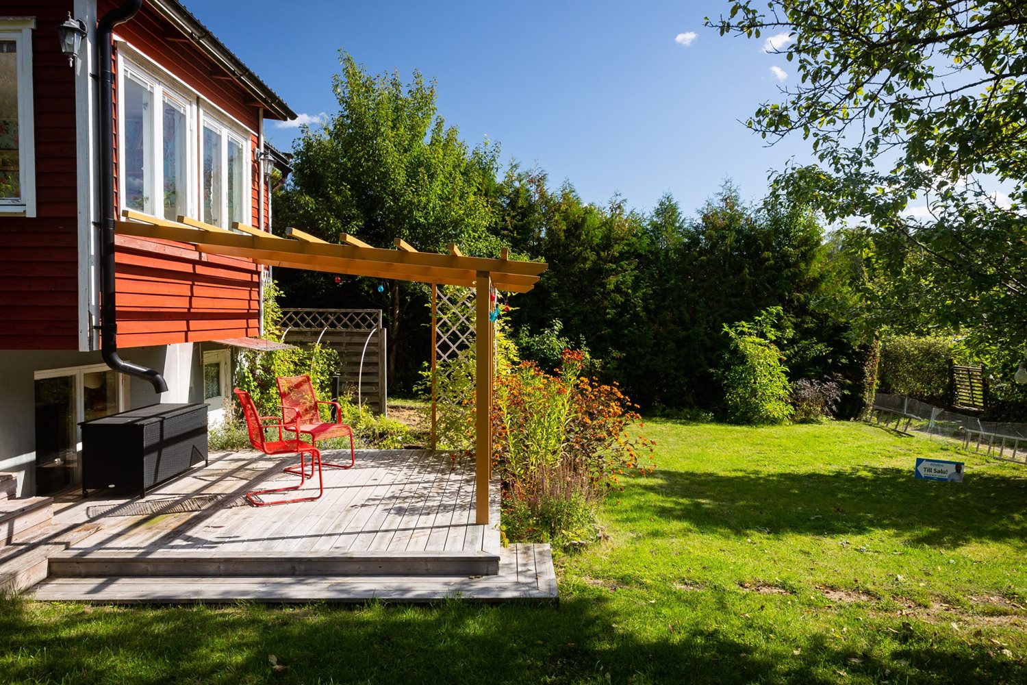 Vy över pergola